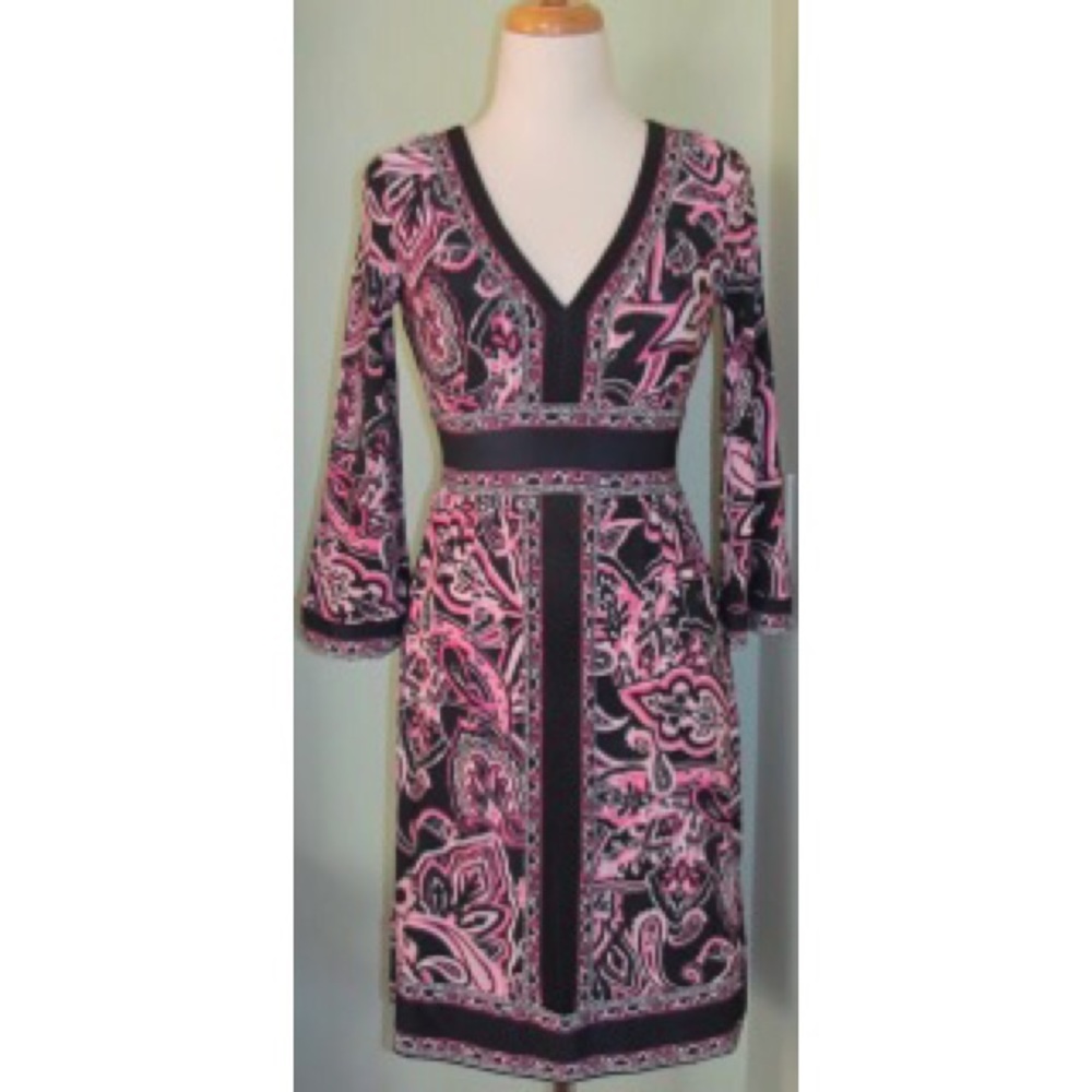 New INC International Concepts Dress paisley XS S